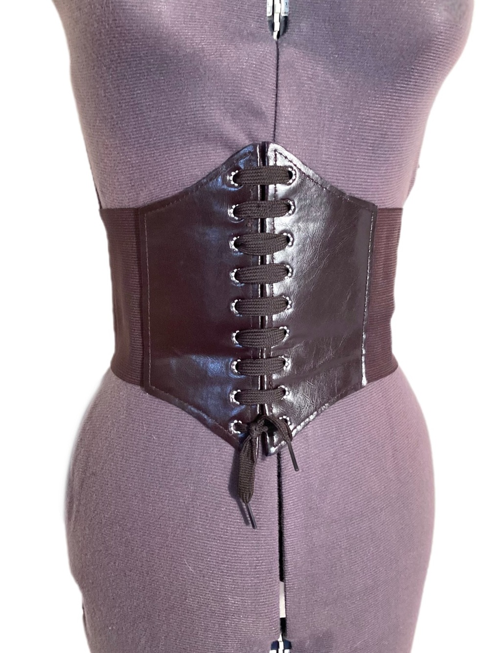 Women's Wide Corset Style Elastic Belt XS/S